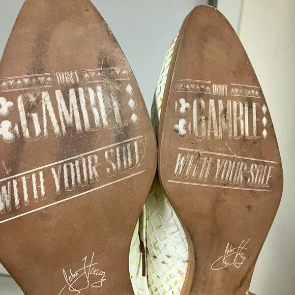 *Barely Worn* 2019 Fluevog Modvog ACE FACE! Snake, Size Men's 5 (Women's 8.5)! - Picture 10 of 13